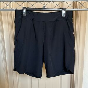 Lands' End Black Swim/Board Short 9”